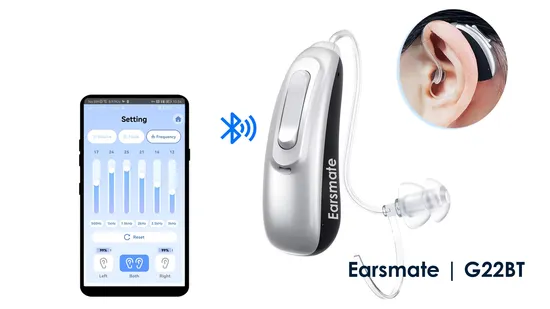 Buy Earsmate Bluetooth Digital Hearing Aid Online at Cheap Wholesale Price G22bt 16 Channel Wdrc APP Controlled for Ear Deaf 2025 