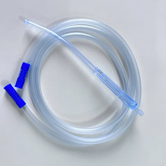 Low Price Medical PVC Yankauer Suction Set with Suction Tip 